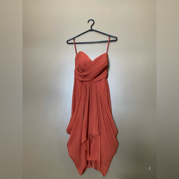 Rust colour bridesmaid dress - Picture 1 of 7
